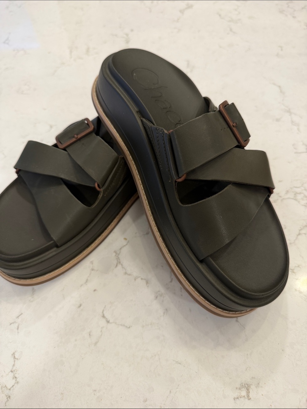 Woman’s Chaco Olive Green Sandald